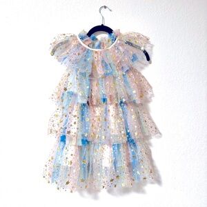 Lola & The Boys Pastel Stars Tulle Dress
